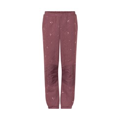 By Lindgren - Sigrid thermo pants - Winter Rose w. Gold AOP